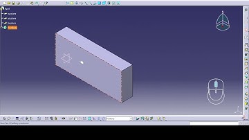 Lesson 01 - How to use Pan, Obit, Zoom in & Zoom out tools in CATIA