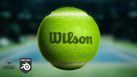 Making a Tennis Ball in Blender 4.3 and Marmoset Toolbag 5