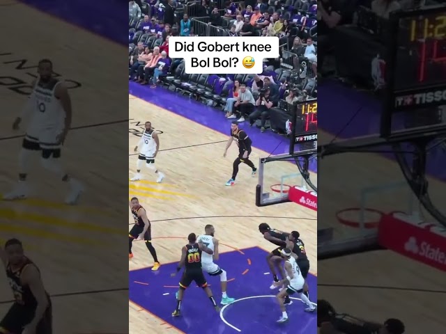 Did Gobert knee Bol? 👀