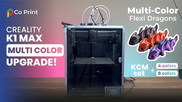 Upgrade Creality K1 Max for 4-Colors Printing | Co Print KCM Set Installation