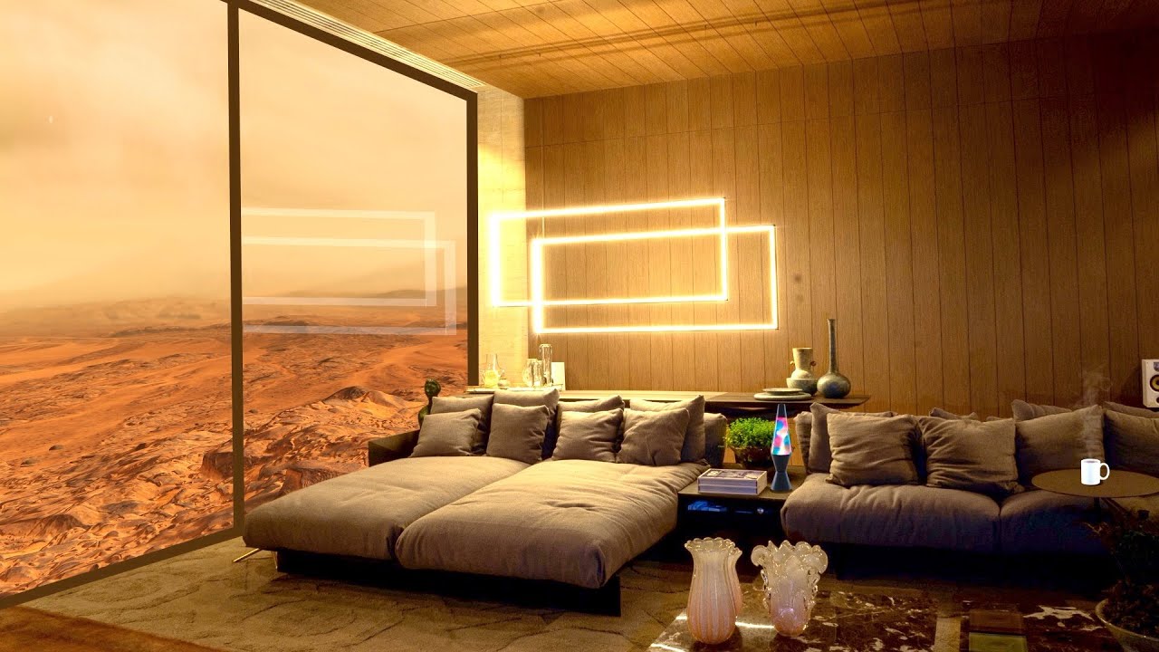 Living in a Mars Colony | Music For Relaxing, Study, Focus, Meditation, Stress Relief