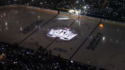 3D Projection Video Mapping on ice at the LA Kings Game