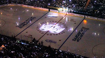 3D Projection Video Mapping on ice at the LA Kings Game