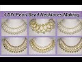 4 DIY Innovative Pearl Necklaces Making at home