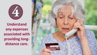 10 Tips for Long Distance Caregivers