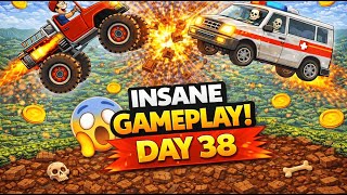 Day 38 Hill Climb Racing Live | High Score Challenge & Crazy Stunts #HillClimbRacing  #gaminglive screenshot 3