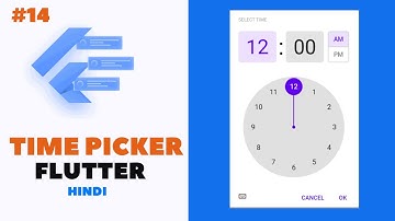 How to make a Time picker in Flutter | Flutter time picker