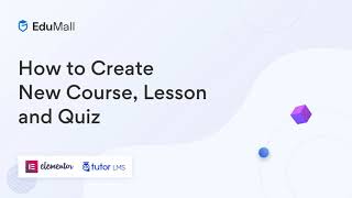 EduMall - How to Create Course, Lesson & Quiz screenshot 5