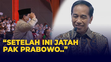 Jokowi Cerita Dua Kali Menang Pilpres: Setelah Ini Jatahnya Pak Prabowo
