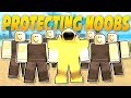 PROTECTING NOOBS IN BOOGA BOOGA | ROBLOX