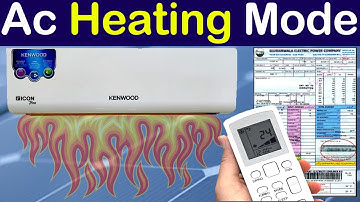 Air conditioner Heating mode | Inverter air conditioner heating mode | Kenwood DC inverter AC Heat