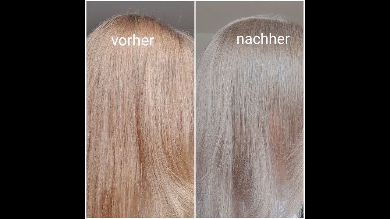 Aschblond Farben Gelbstich Dauerhaft Uberfarben Youtube