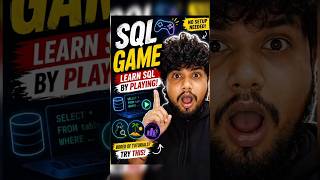Day 75 - Learn SQL by Playing Games 😱 (No Setup Needed!) | #sql #podurutechtips #techshorts #devops
