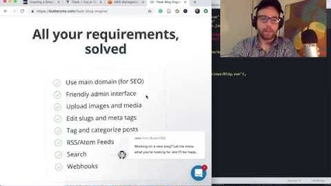 Adding a static markdown blog to a VueJS Flask project