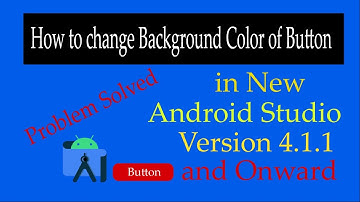 Button background: How to Change Button Background in new Android Studio version 4.1.1 an onward