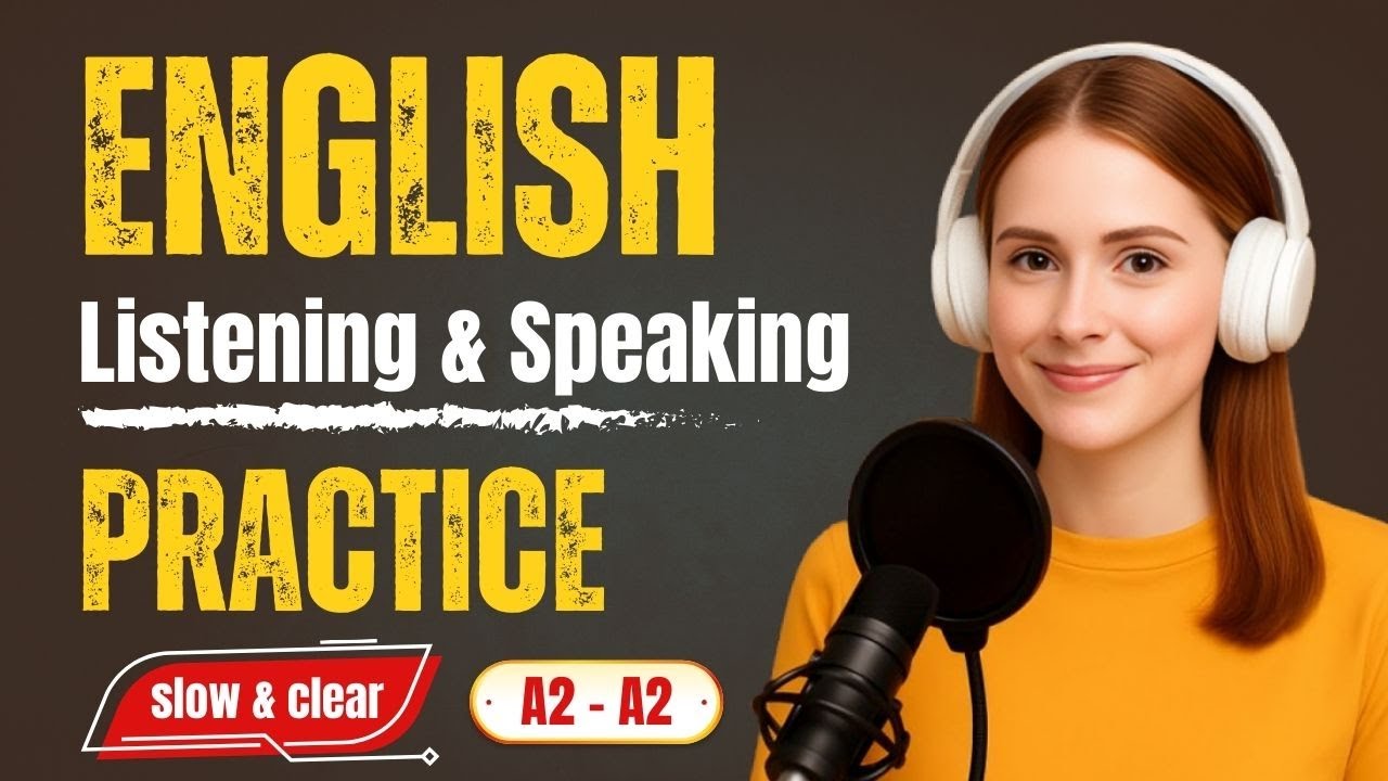 A1-A2 English Listening Practice || Learn English with Podcast ｜ Slow ...
