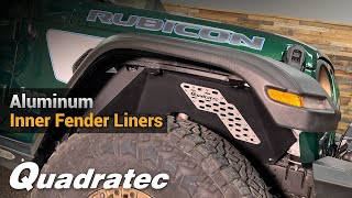 Quadratec Inner Fender Liners for Jeep Wrangler JL & Gladiator JT by Quadratec 9,471 views 3 months ago 3 minutes, 52 seconds