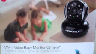 Motorola Blink1 Wifi Remote Baby Video Camera - for iPhones, Tablets, and  Smartphones