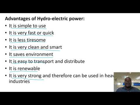Video: Ano ang mga pakinabang at disadvantages ng hydroelectricity?