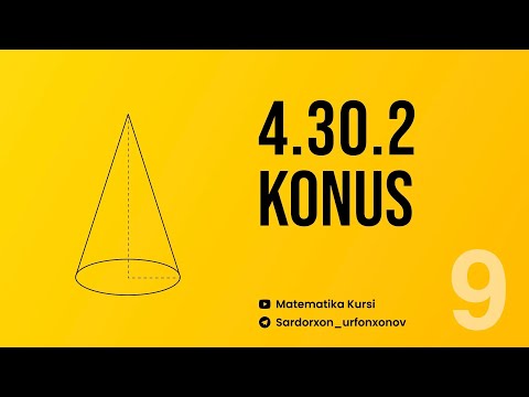 Video: Konus silindrdirmi?