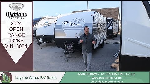 2024 Highland Ridge Open Range 182RB Vin: 3084 - Layzee Acres RV Sales