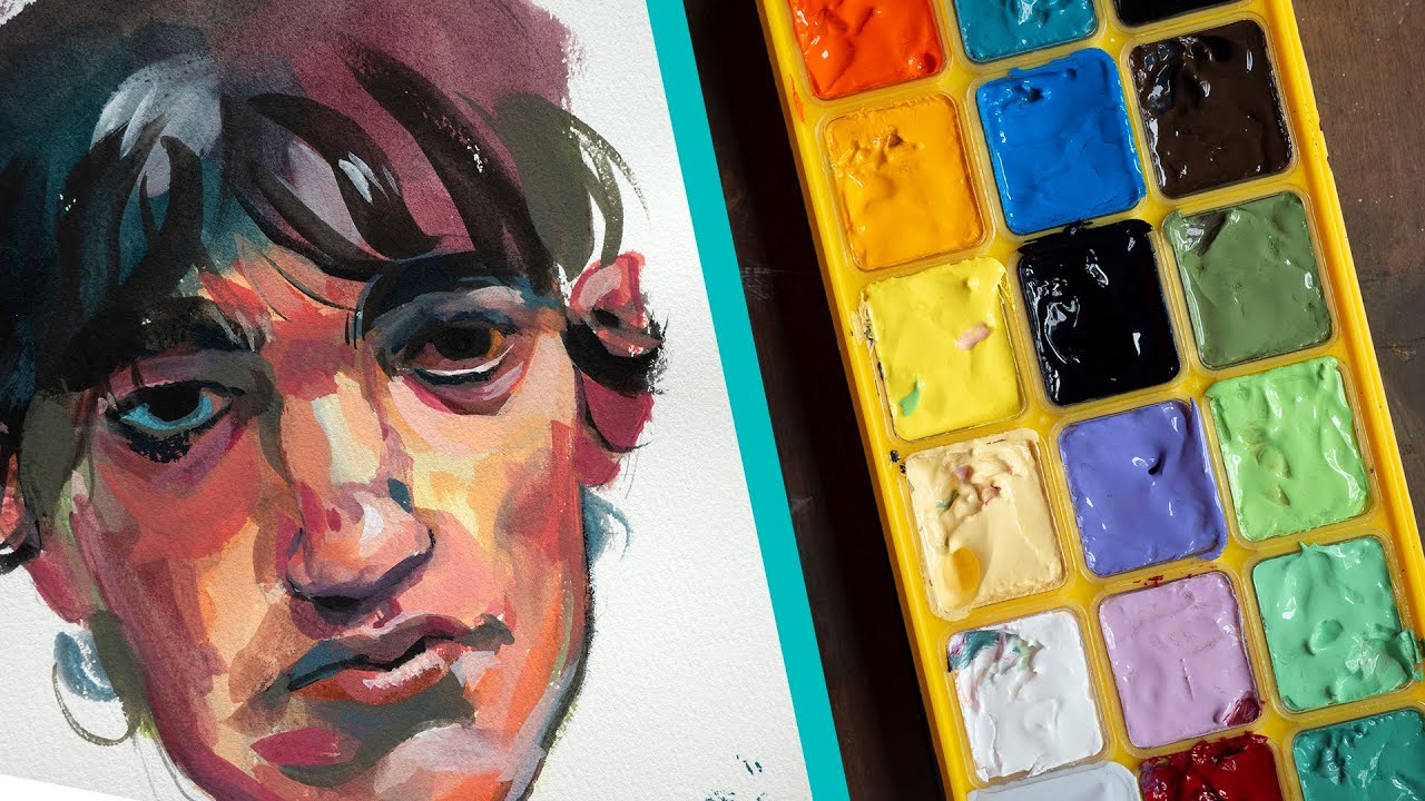 New Gouache Set! Arrtx Jelly Gouache - Sketchbook Painting 