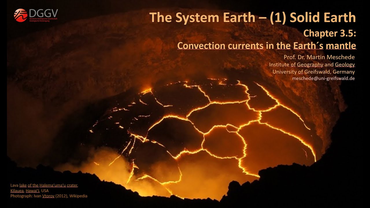 Ch. 3.5: Convection currents and convection in the Earth´s mantle - YouTube