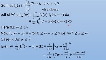 Sum of two independent random variables -4    MRK