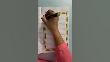 Front page border design,school project border design #projectfiledecoration #shorts #indietube