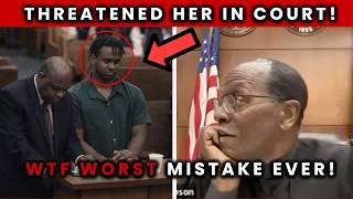 Judge Simpson Explodes After Defendant Tries to Intimidate a Woman Right Inside the Courtroom!