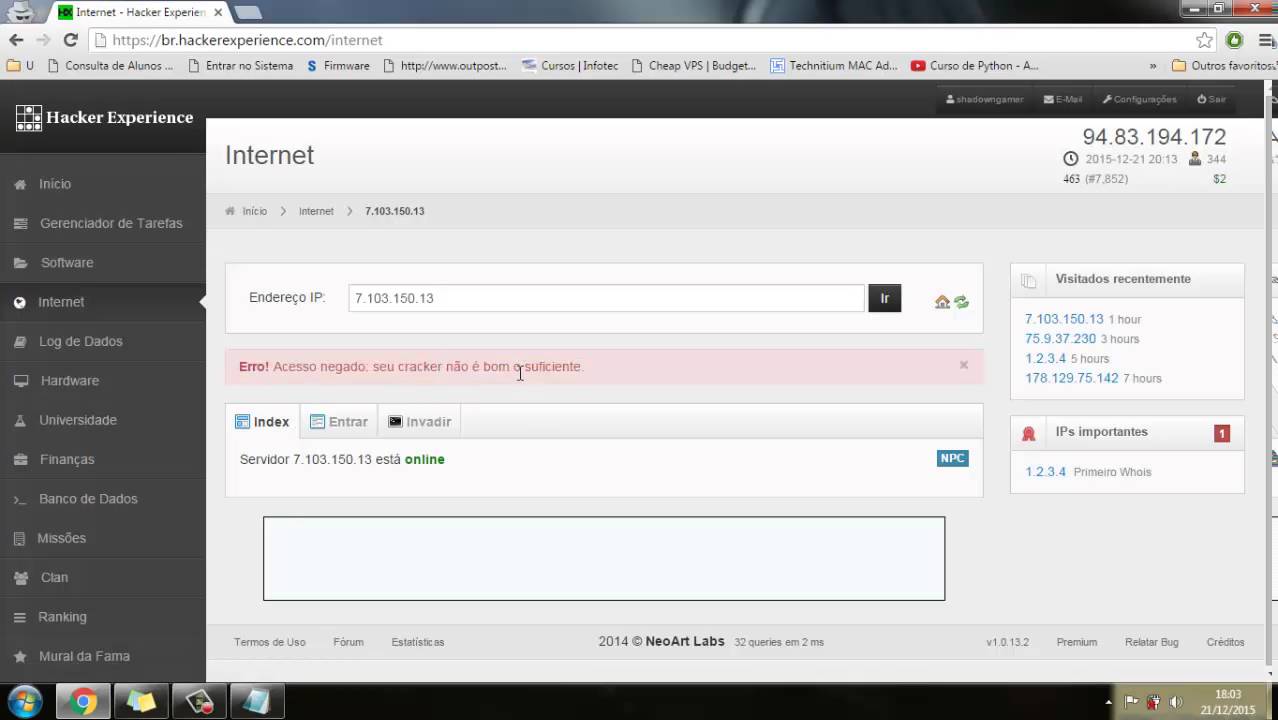 Hacker Experience 1 Enigma YouTube