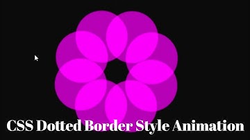 CSS Flower rotation animation