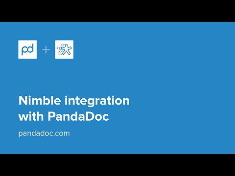 PandaDoc and Nimble Integration