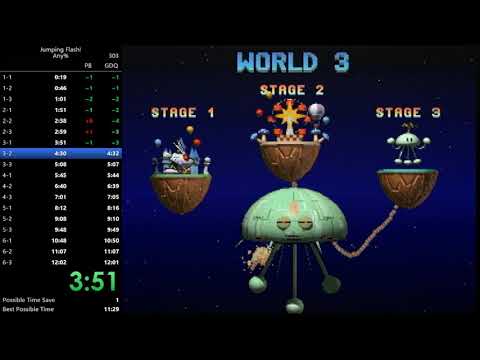 Jumping Flash! Any% Speedrun in 11:57