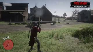 RDR2 Practicing my manual aim with NON SCOPED ROLLING BLOCK RIFLE