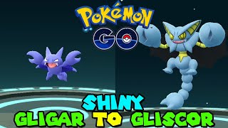 Evolving SHINY GLIGAR TO SHINY GLISCOR IN POKEMON GO