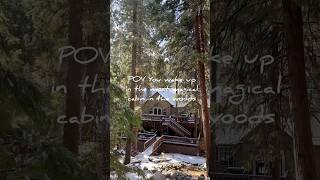 Magical cabin getaway at Woodhaven West in Lake Arrowhead CA #travel #lakearrowhead #cabin