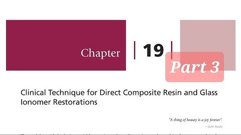 Composite Resin part 3| Class 2 and Class 3 direct composite restoration| Matrix and Wedges.