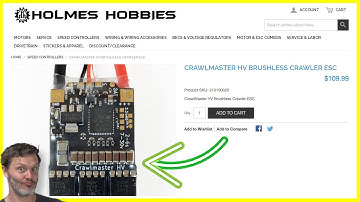 🔥Rock Crawler Upgrade Is Now Live! 🏞️ CrawlMaster HV Brushless ESC by Holmes Hobbies! 🛠️