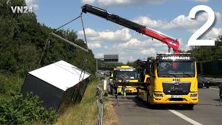 VN24 - (Part 2) Recovery of the brand-new sales trailer on the A1