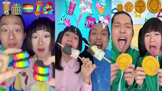 Random Emoji Food Challenge ASMR Compilation! 🥵bubble tea #mukbangsfood #asmr #mukbangs #challenge