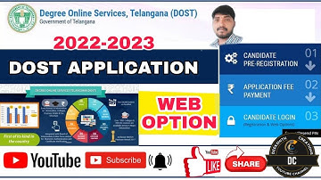 TS Dost Web Options step by step Process #dost #telangana #weboptions