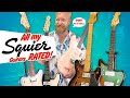 All my Squier Guitars RATED - Which will I keep FOREVER and what's going on the chopping block?