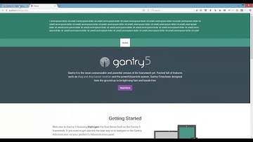 Gantry 5 - "Headroom.js" Atom (Fixed/Sticky Header)