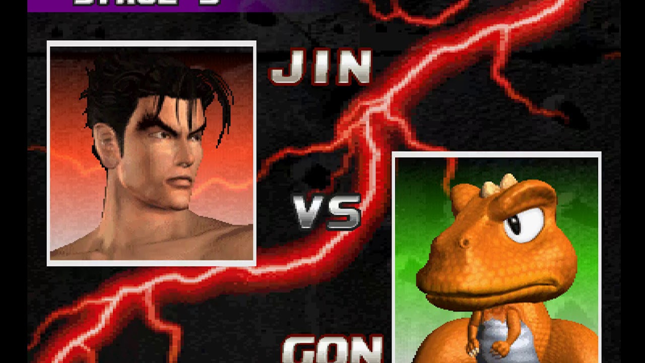Tekken 3 ( PS1 ) - Jin - Arcade Mode - Original Music ( May 4, 2018 )