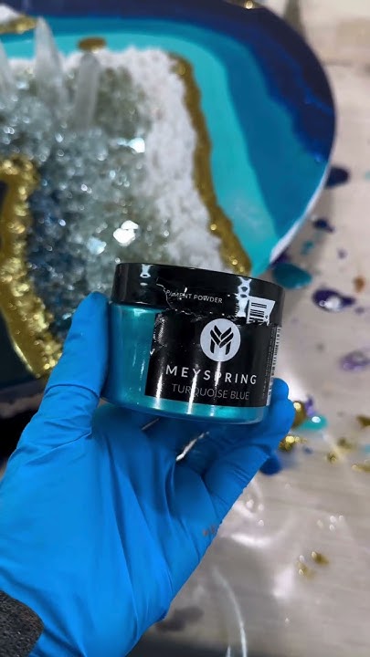 MEYSPRING meyspring turquoise blue epoxy resin color pigment - new