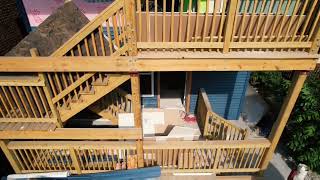 brand new porch and siding - 838 s. Miller