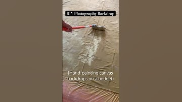 DIY Photography Backdrop: Hand Painting a Canvas Backdrop