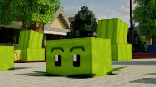 Plants vs Zombies - Melon Pult - Minecraft Animation