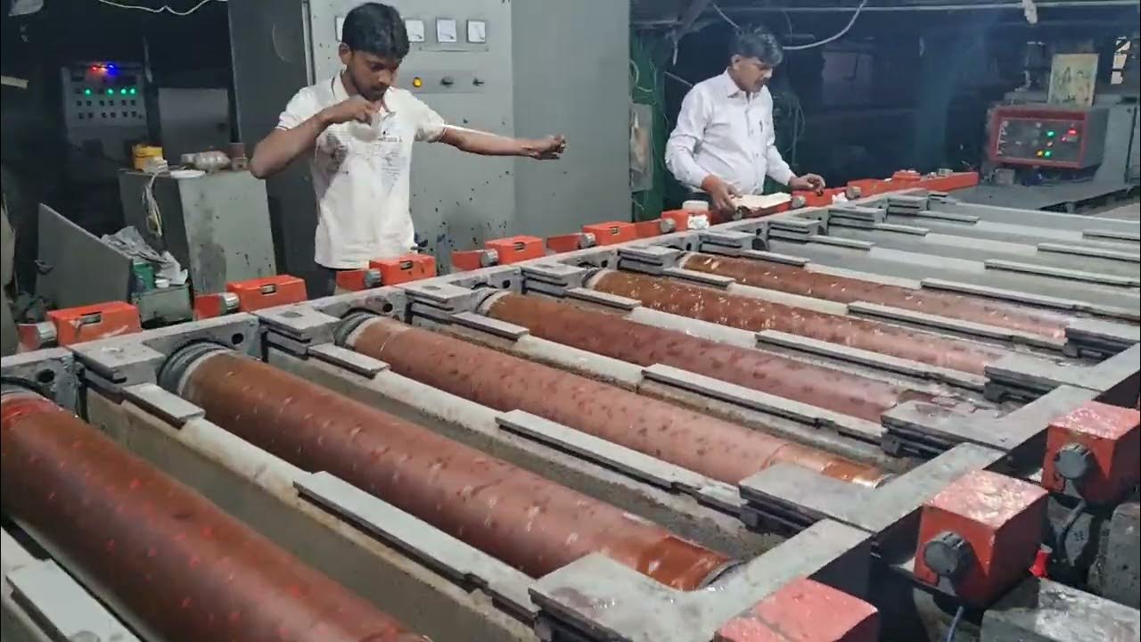 Fabric Rotary printing machine blossom industries YouTube
